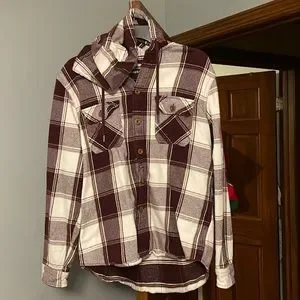 Express flannel hoodie shop